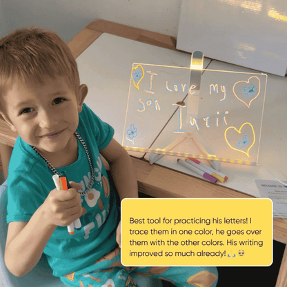 Erasable LED Drawing Board with Night Light
