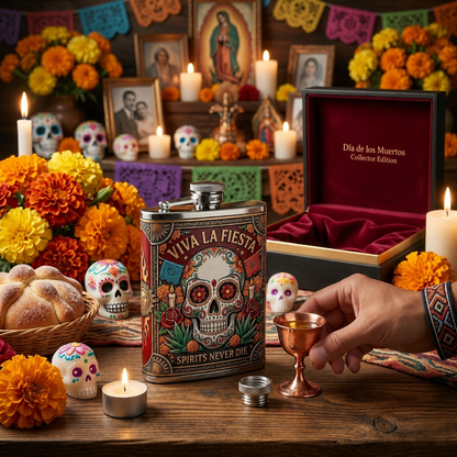 Day of the Dead Commemorative Flask