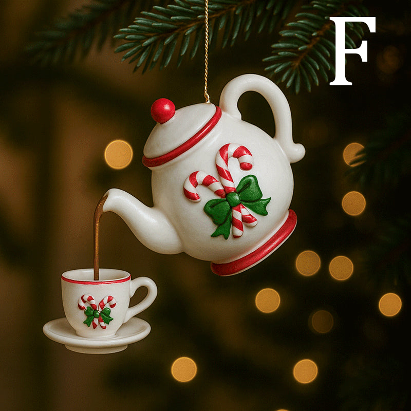 Christmas Teapot Ornament