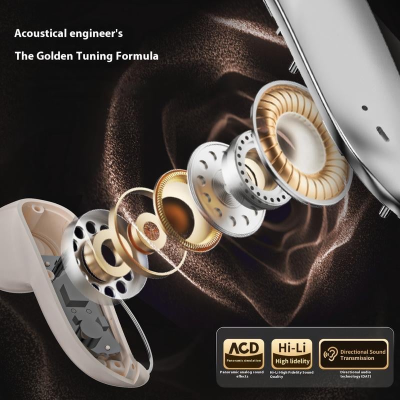 🎧👂 Zero-Gravity Titanium Bluetooth Earbuds - Ultra-Long Battery, HiFi Stereo, Comfortable for Long Wear