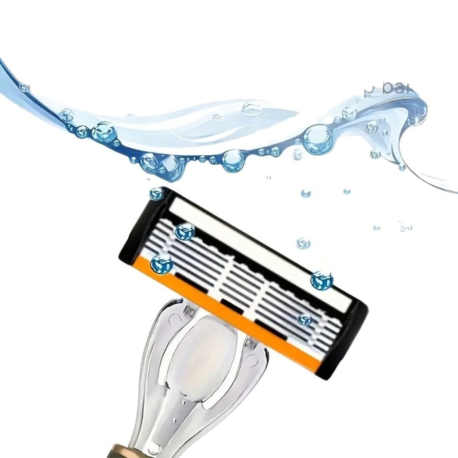 🎉Hot Sale 49% Off🔥  24/48Pcs Men's Razor Blade Replacement with Handle