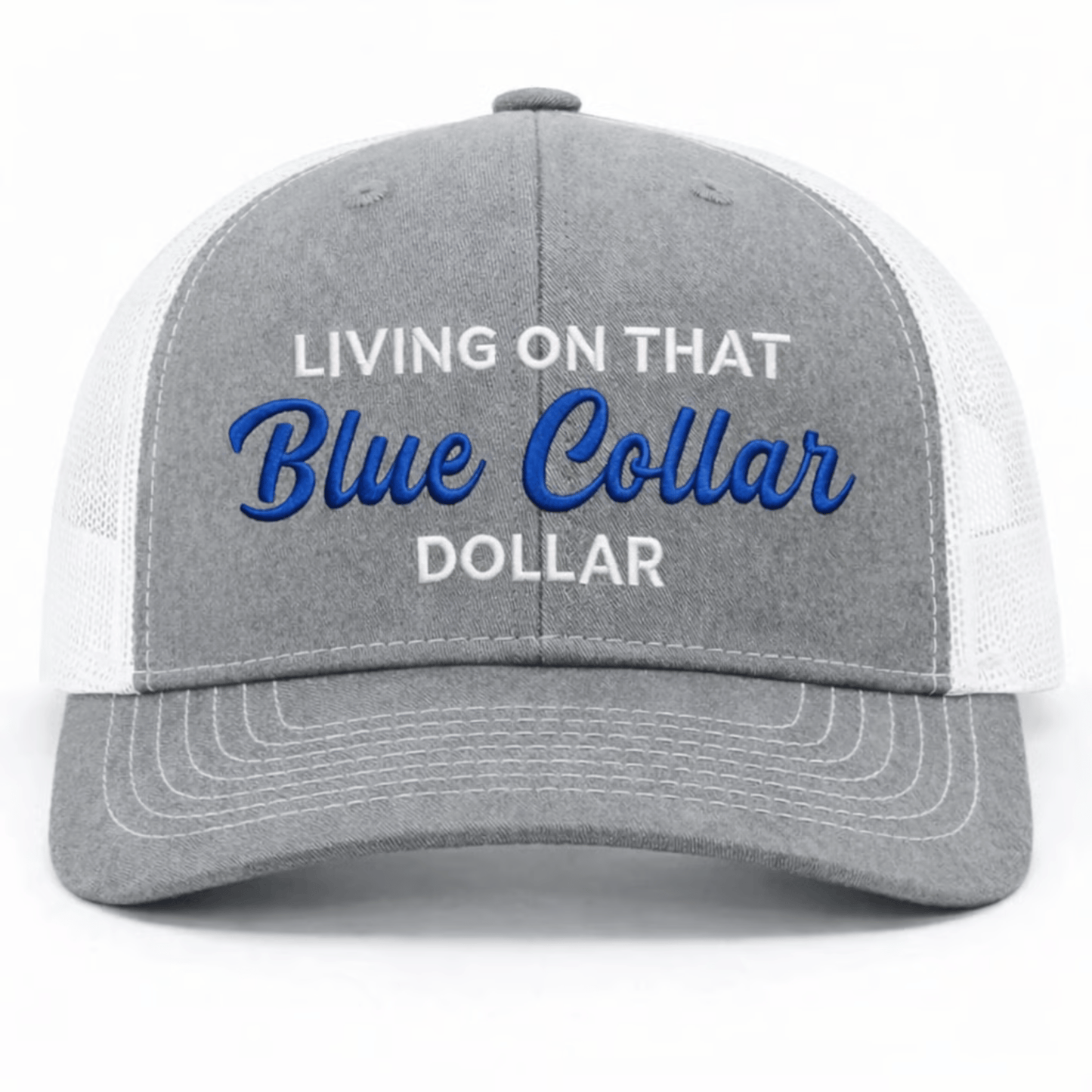 🔥LAST DAY 57% OFF-🛠️🧢Blue Collar Dollar Trucker Hat – Proud Workwear Cap