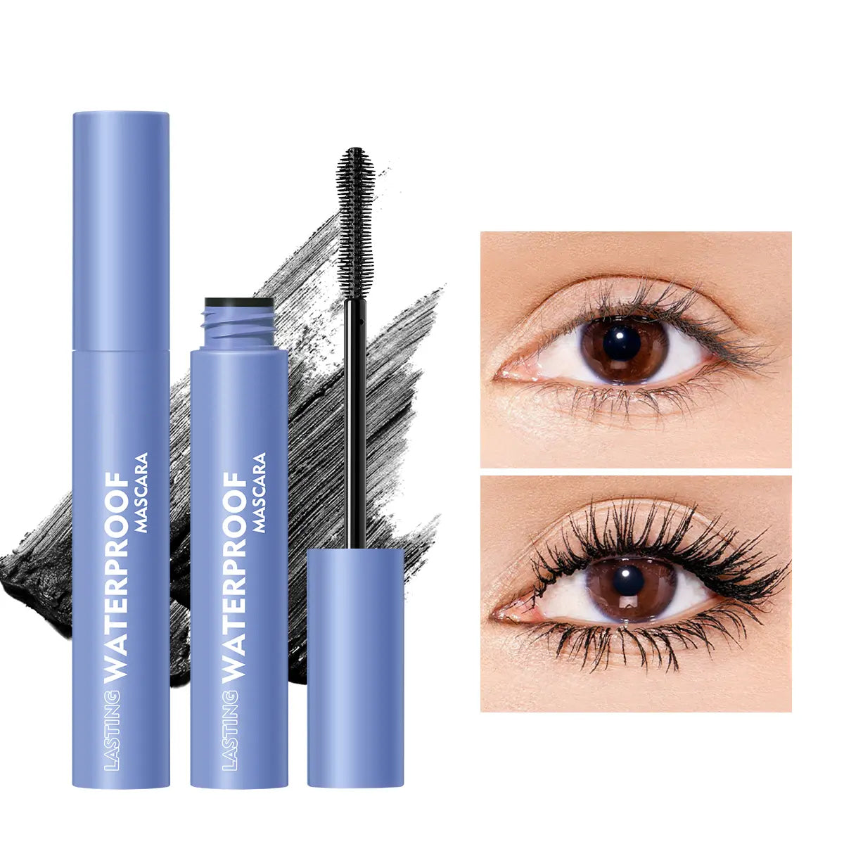 NEW Waterproof Mascara Black Volume Lengthening Smudge-proof Eyelashes Eye Makeup summeressentials
