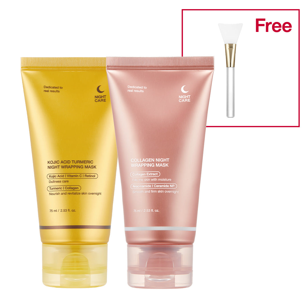 Collagen Night Wrapping Mask：Awaken Your Glow: Quick Dry Easy Peel Overnight Collagen Facial Mask