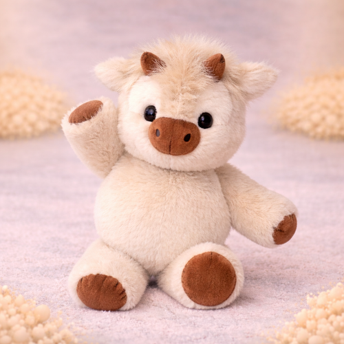 A running plush toy