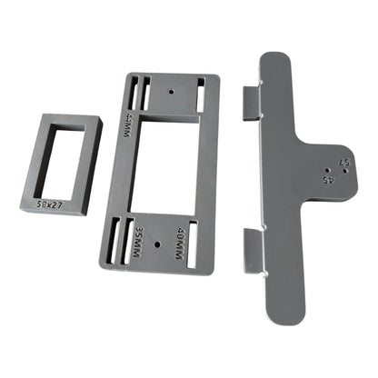🔧 Adjustable Tubular Latch Jig Router Template