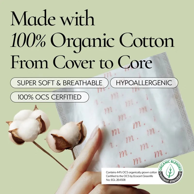 100% organic cotton