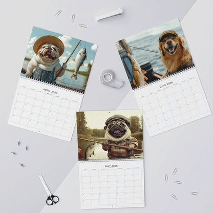 2026 Dog Fishing Calendar