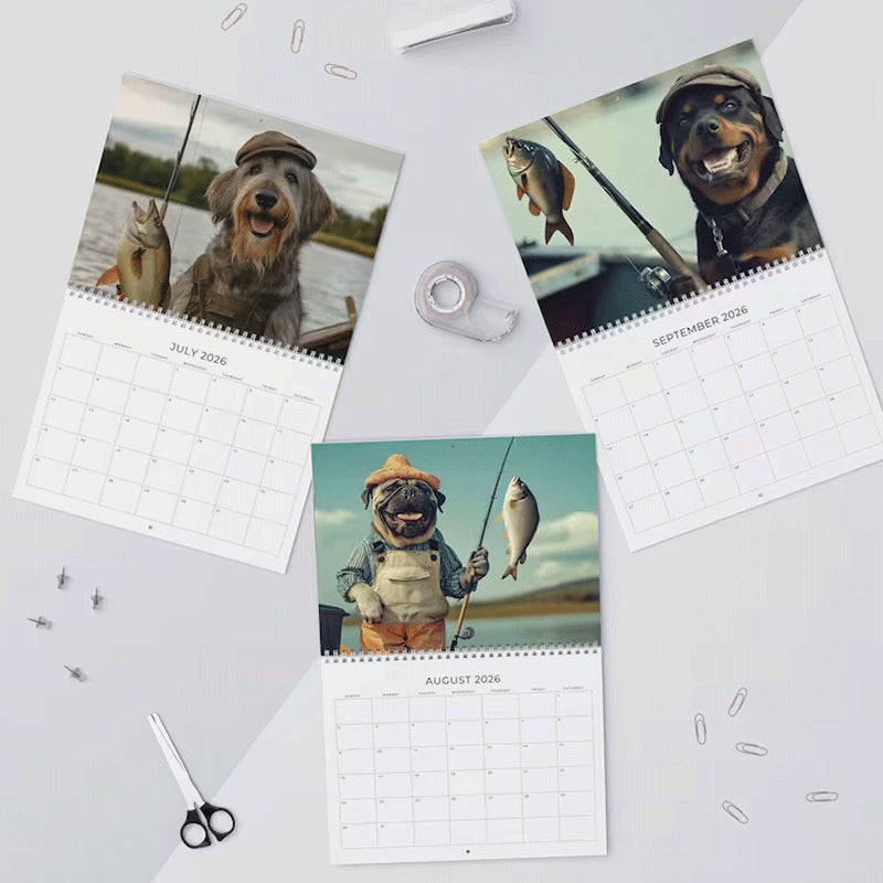 2026 Dog Fishing Calendar