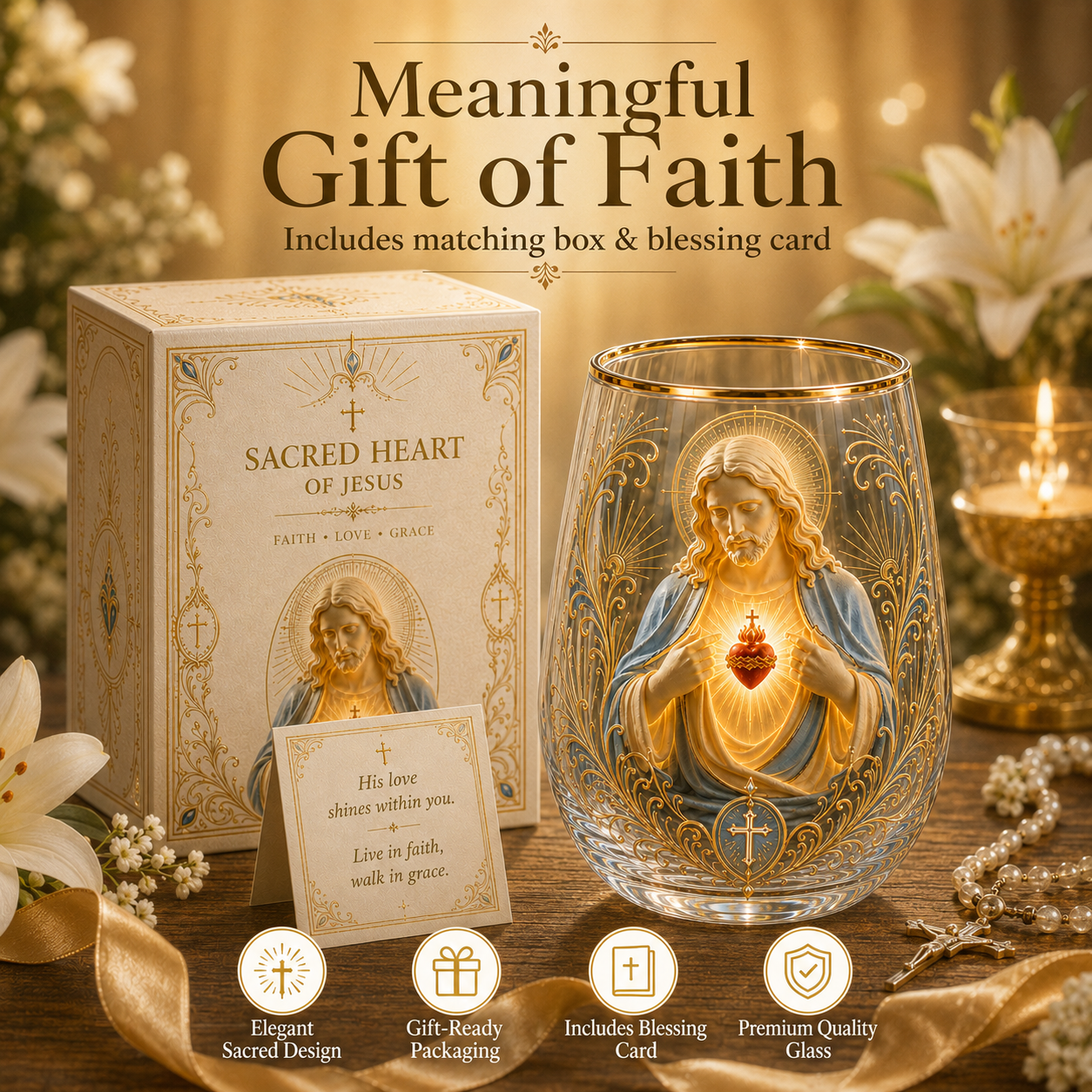 ✨ 2026 Limited Edition Faith Glass Cup 🙏☕