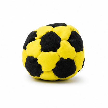 6 Pack Soccer Hackys Footbag Sacks - Soft Plush Footbags for Adults