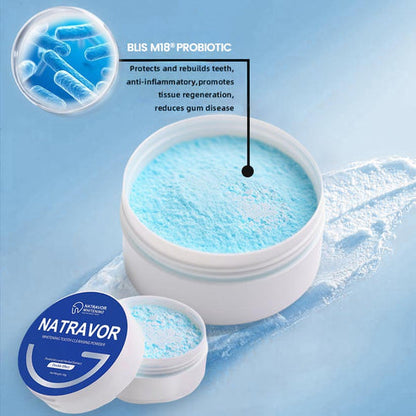 Natravor™ Whitening Tooth Cleansing Powder 🦷Obtain American Dental Association (ADA) Certification (Treats periodontitis and mouth ulcers, prevents tooth loss, and repairs gum recession)
