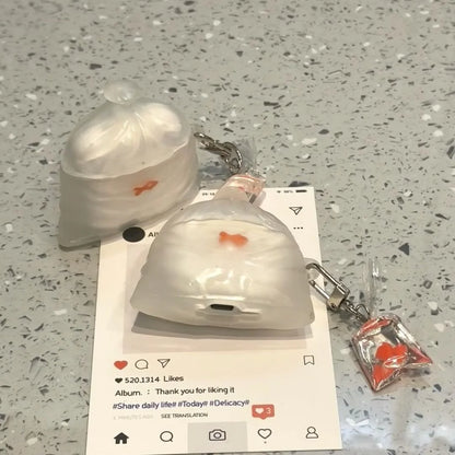 Gold Fish Airpods Case Protector Case Cute Gift Idea