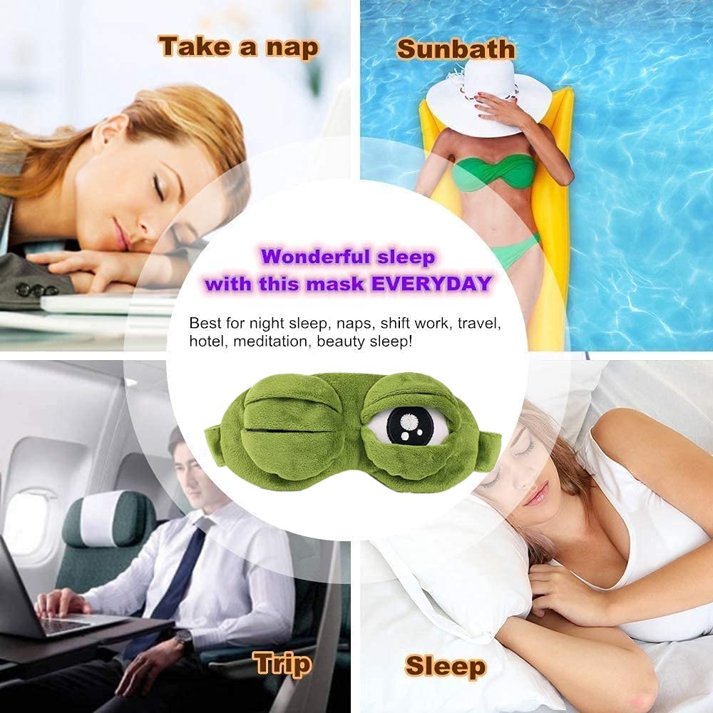 Cute Frog Funny Eyeshade