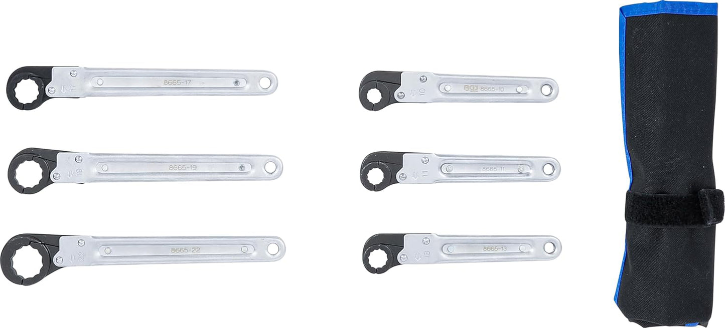 🔧 Line Ratchet Wrench Set | 6 pcs.