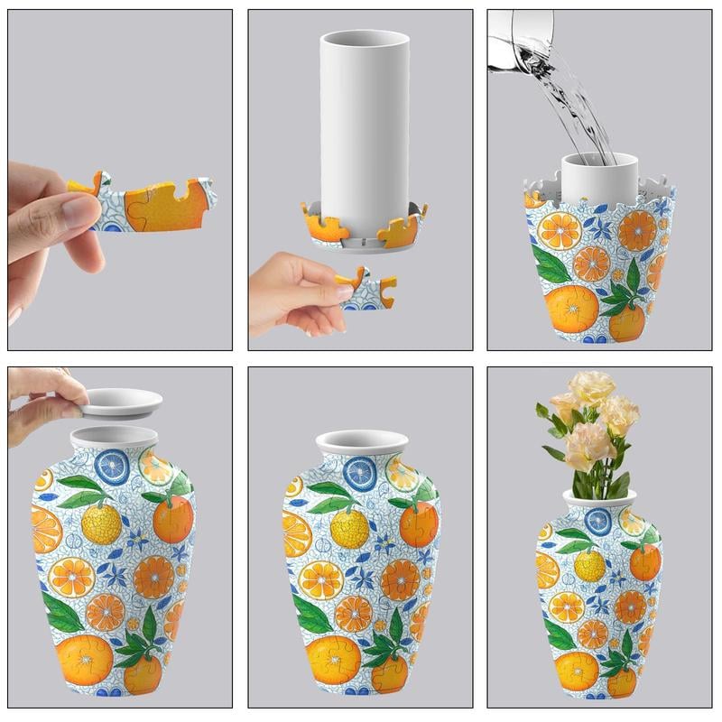 3D Puzzle Vase for Adults & Kids