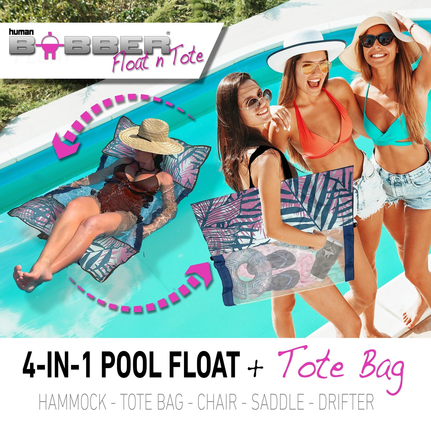 🔥LAST DAY 50% OFF -🌊All-In-one Floating Hammock & Beach Tote🛍️