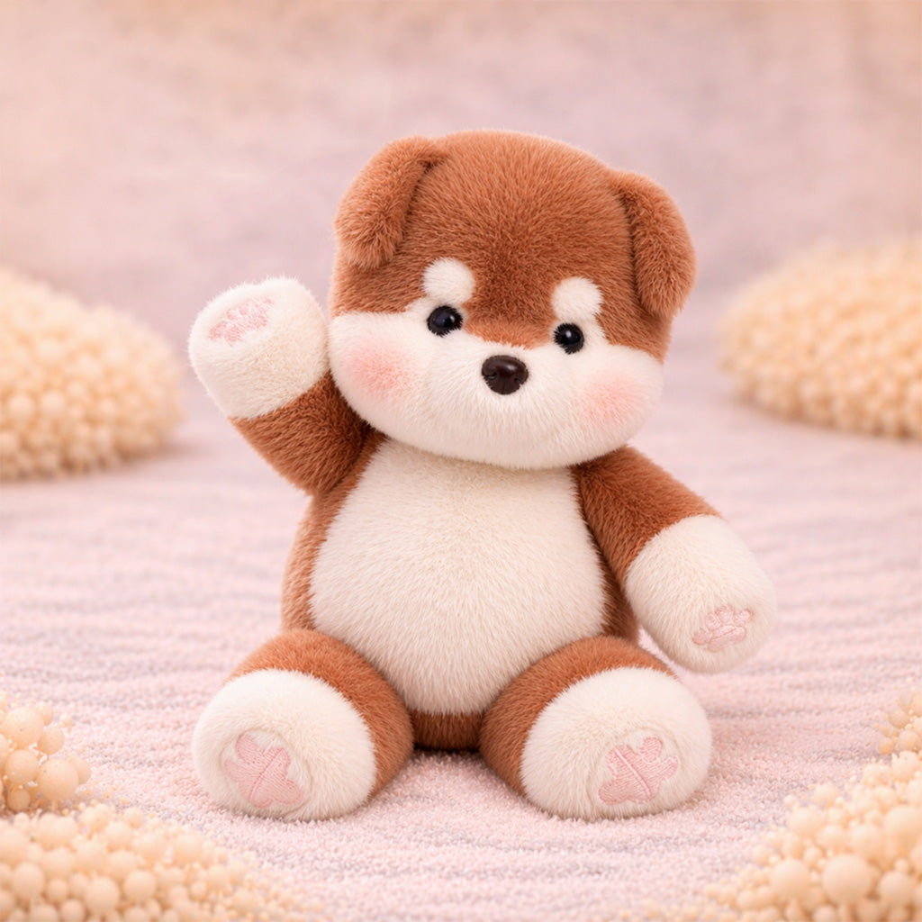 A running plush toy