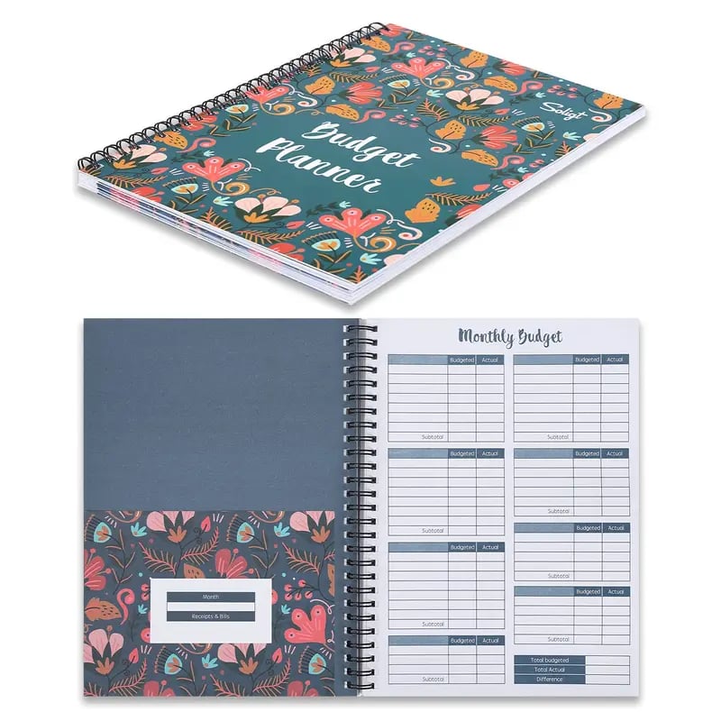 📒Soligt Monthly Budget Planner Book (Undated)