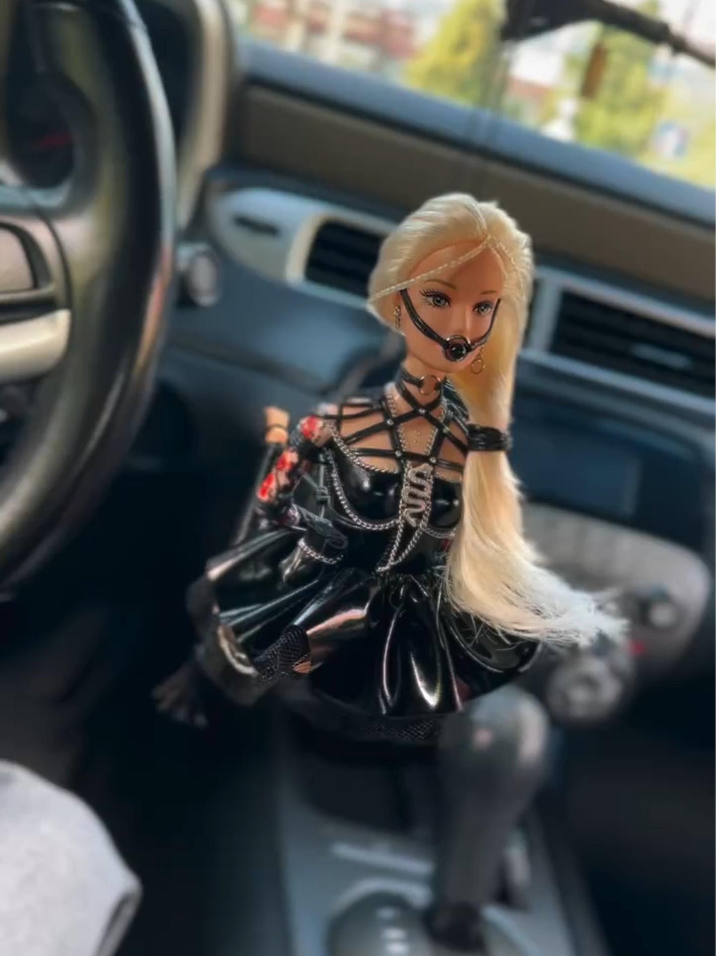 Handcrafted Kinky Dolls Car Charm