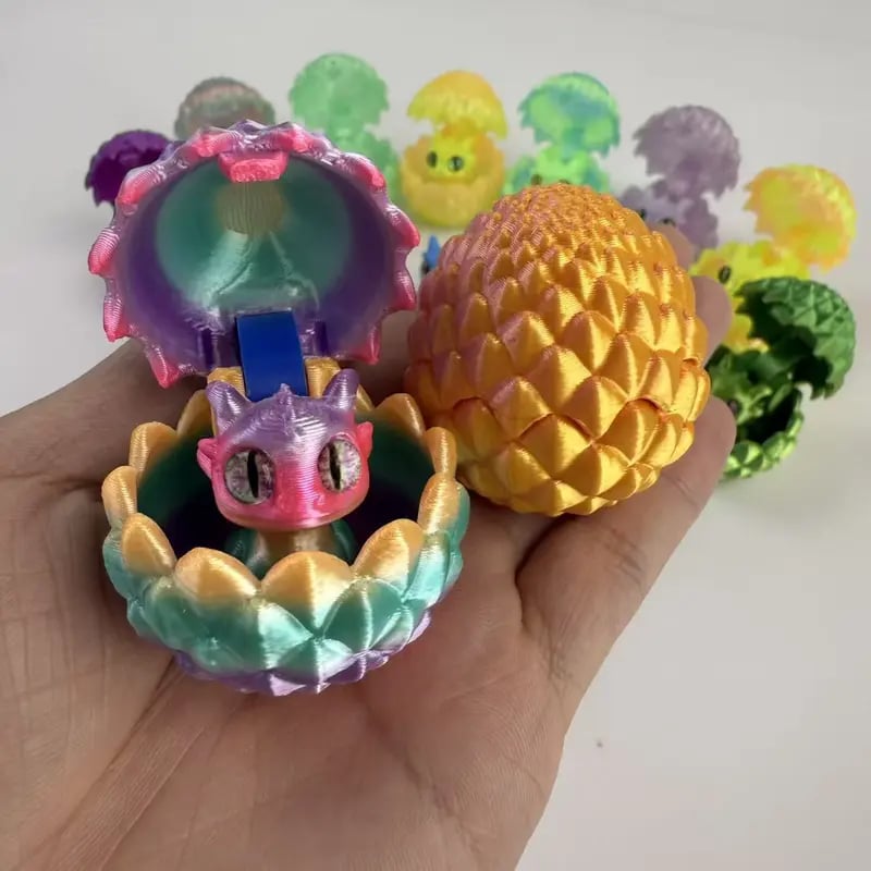 🔥Last Day 50% OFF - ✨🐉Your Favorite Sky Companions: 20-Piece Random Colors Mini Dragon Egg Set(Includes 10 Eggs & 10 Mini Dragons)
