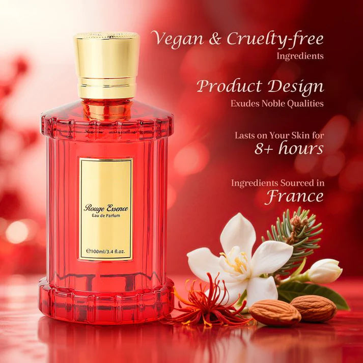 Rouge Essence Luxe Perfume - 12+ Hours Long-Lasting Fragrance