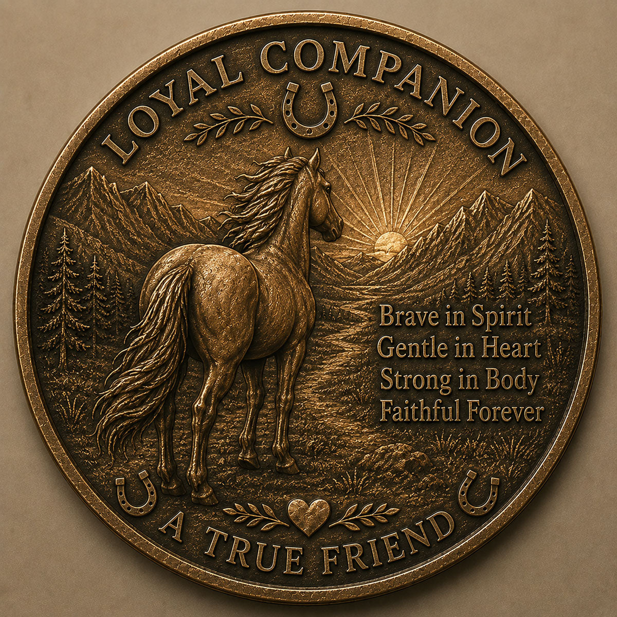 🐂 Travel Highland Cow Lucky Coin