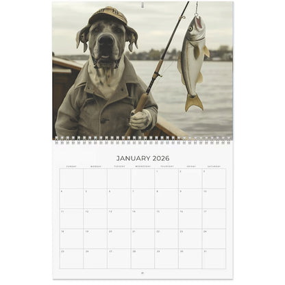 2026 Dog Fishing Calendar