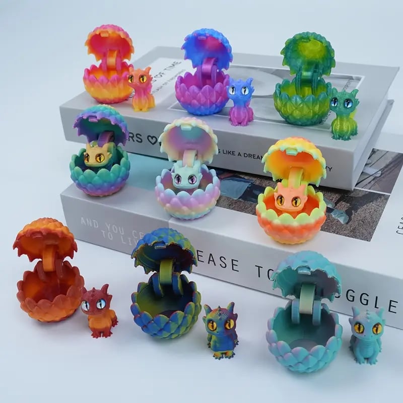 🔥Last Day 50% OFF - ✨🐉Your Favorite Sky Companions: 20-Piece Random Colors Mini Dragon Egg Set(Includes 10 Eggs & 10 Mini Dragons)