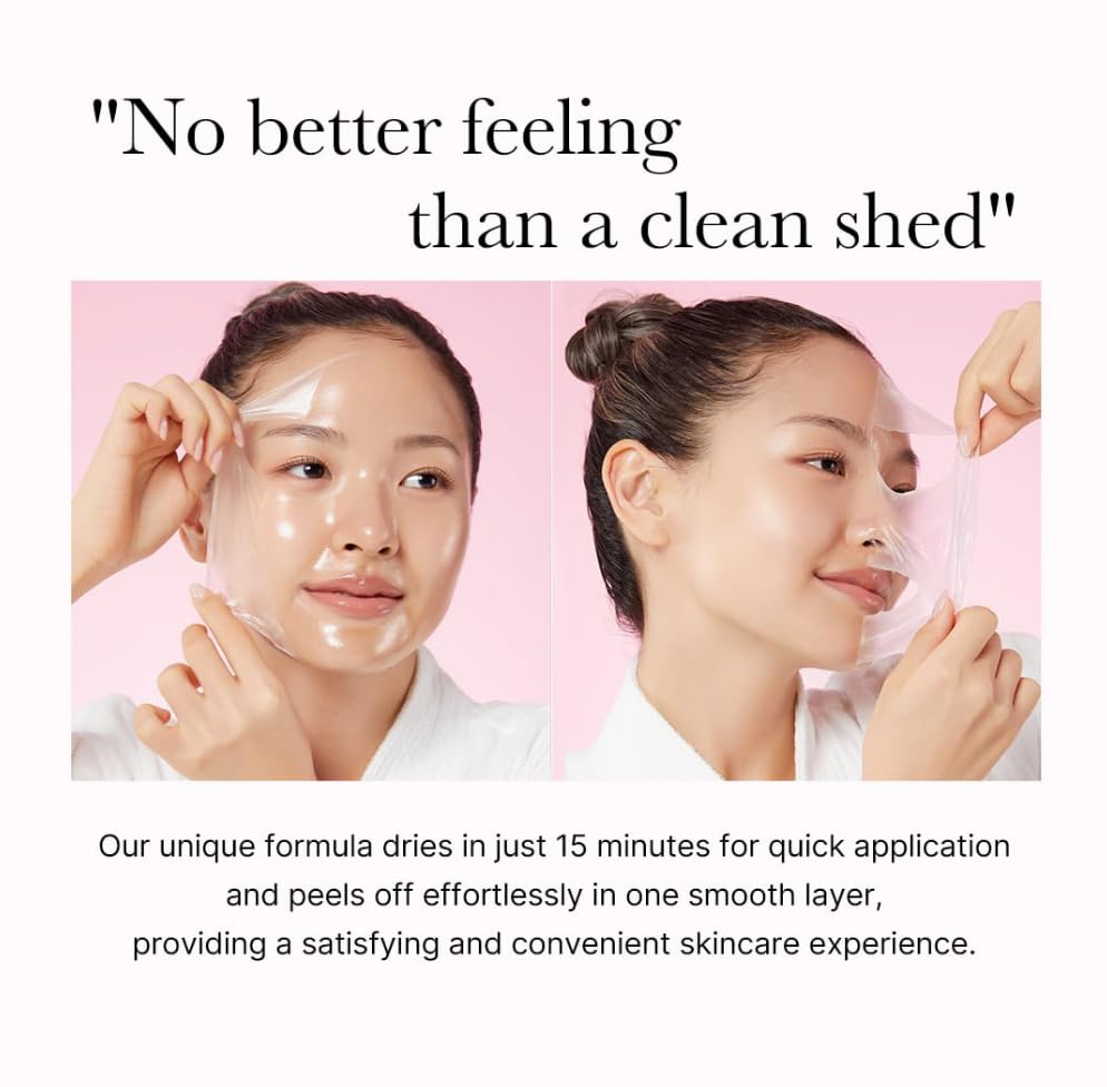 Collagen Night Wrapping Mask：Awaken Your Glow: Quick Dry Easy Peel Overnight Collagen Facial Mask