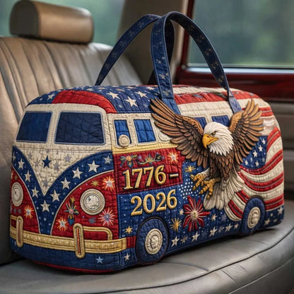 🔥LAST DAY 50% OFF - 🇺🇸✨🇺🇸 American 250th Anniversary Quilted Travel Duffle Bag