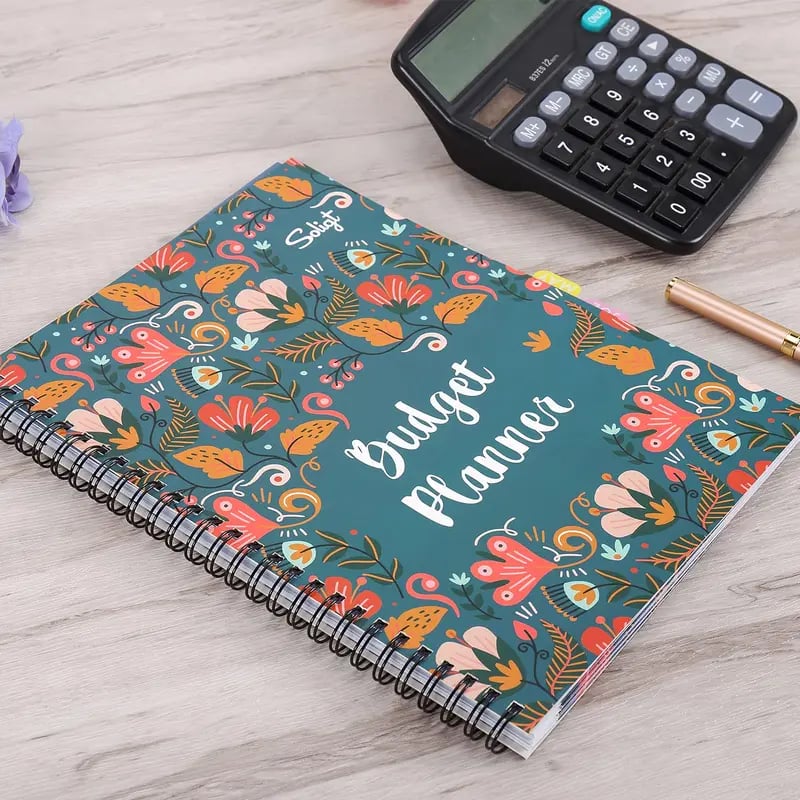 📒Soligt Monthly Budget Planner Book (Undated)