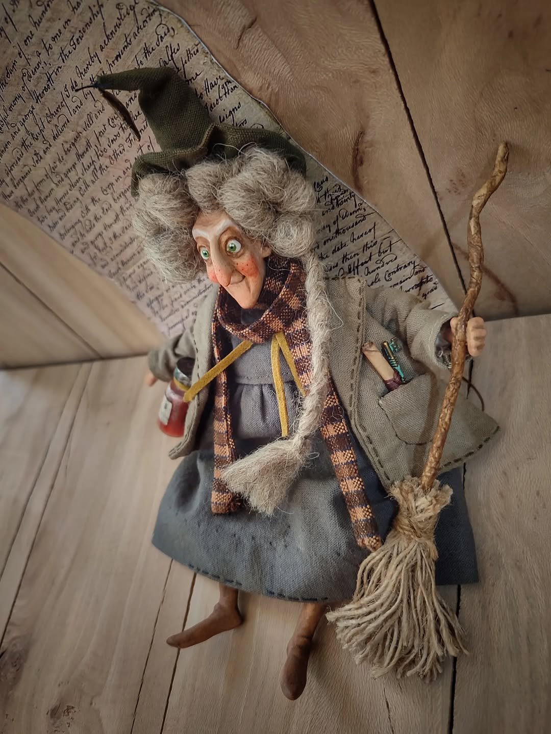🔥Last Week Promotion 49% OFF 💞🧙Handmade Lucky Kitchen Witch: Your Cozy Kitchen Guardian ✨