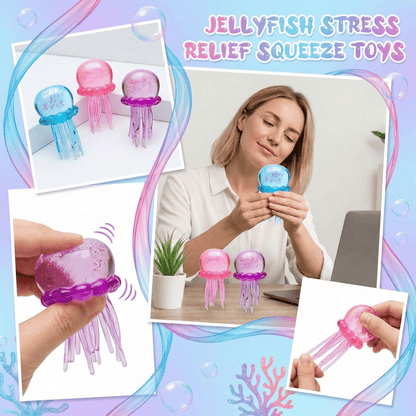 ⏰49% OFF✨ Cute Glitter Jellyfish Squishy
