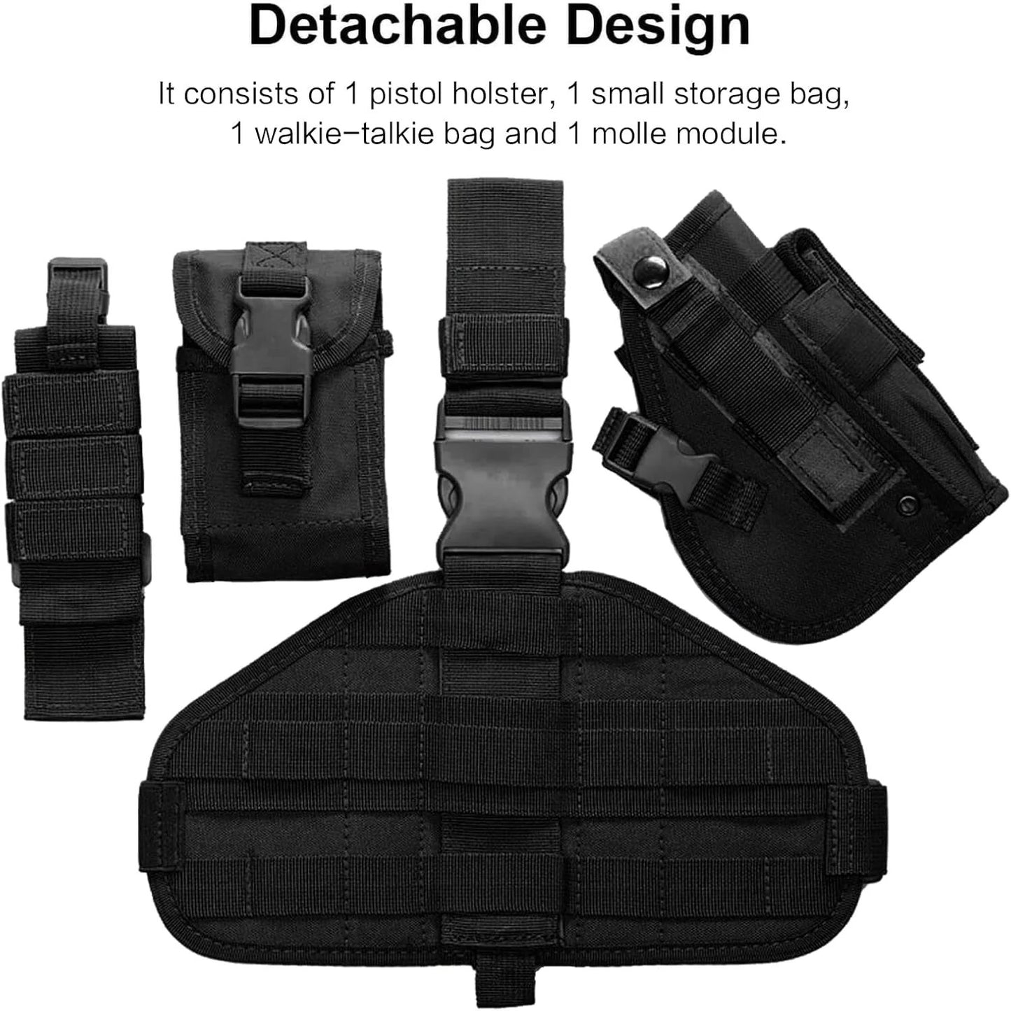 2026 Hot Sale 49% OFF🔥Tactical Adjustable Thigh Holster for Right-Handed Users