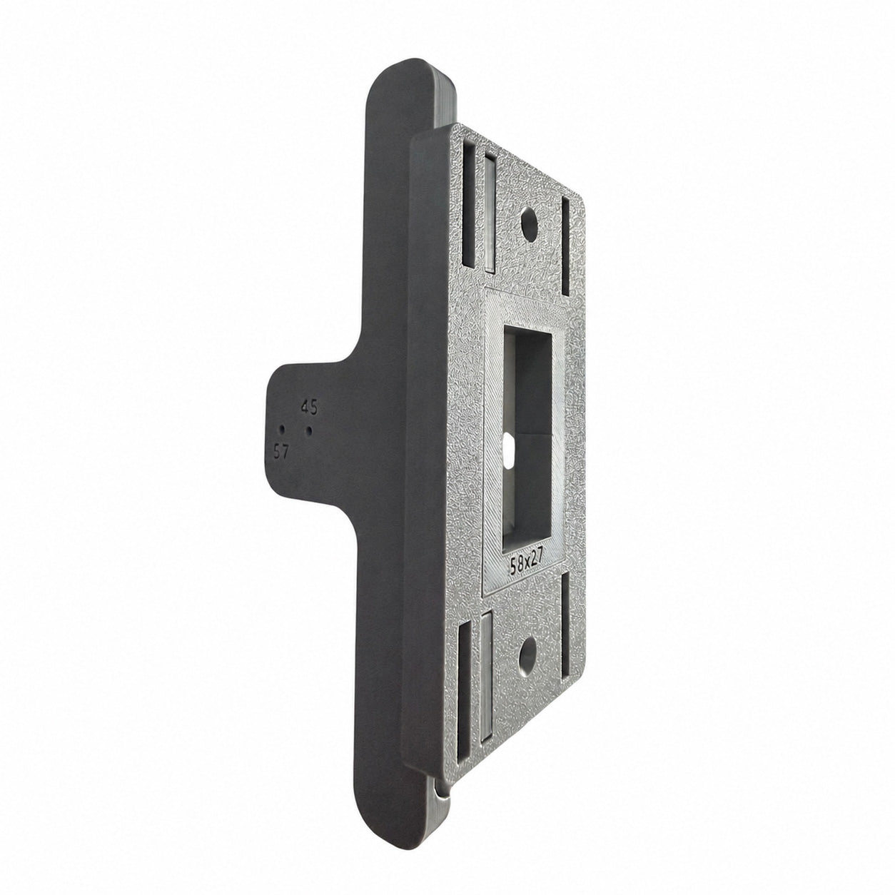 🔧 Adjustable Tubular Latch Jig Router Template