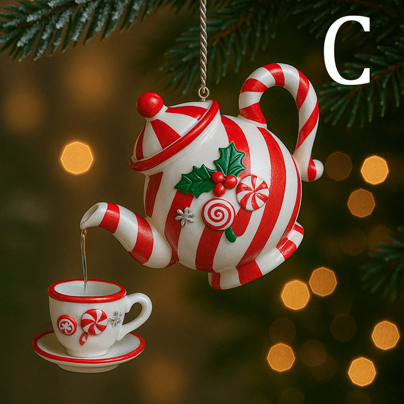 Christmas Teapot Ornament