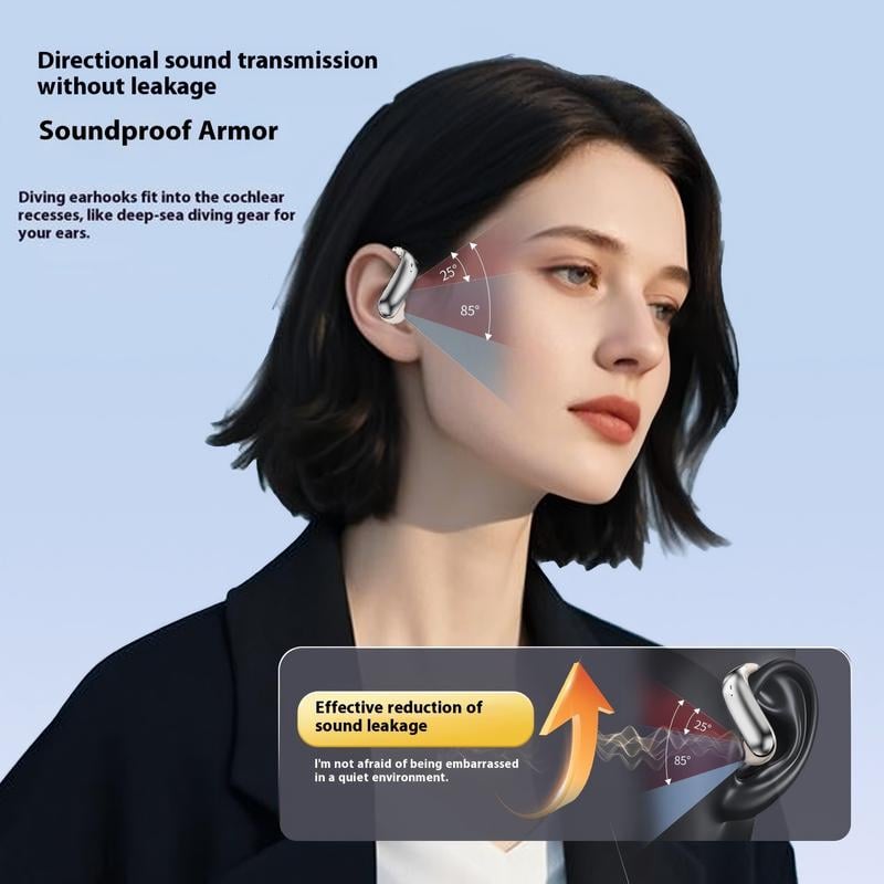 🎧👂 Zero-Gravity Titanium Bluetooth Earbuds - Ultra-Long Battery, HiFi Stereo, Comfortable for Long Wear