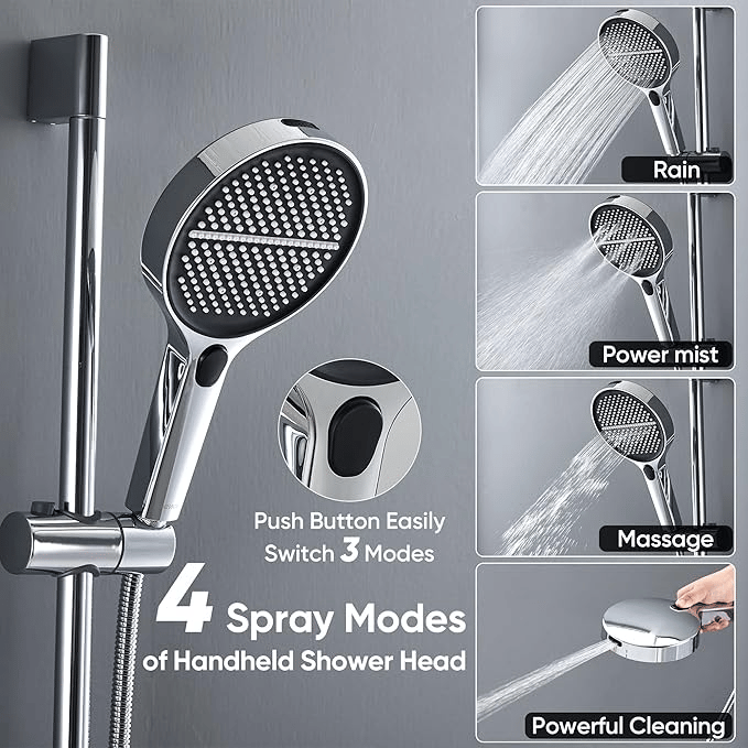 🏆Flash Sale⚡ 50K+ SOLD! Almost Gone-💥💥2025 New Product 💥High-End Pressurized Large Panel Shower Head