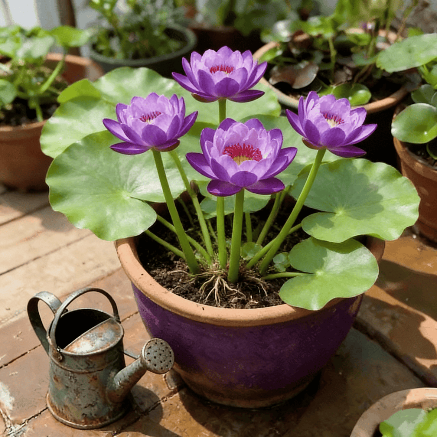 🌸[7 days germination]🔥HOT SALE - 49% OFF💐The Sacred Bonsai Bowl Lotus Flower Potted Plant