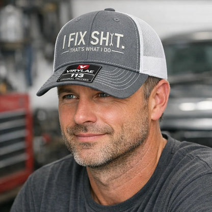 🔥LAST DAY 57% OFF-🛠️ I Fix Shit Trucker Hat – Funny Mechanic & Fixer Cap