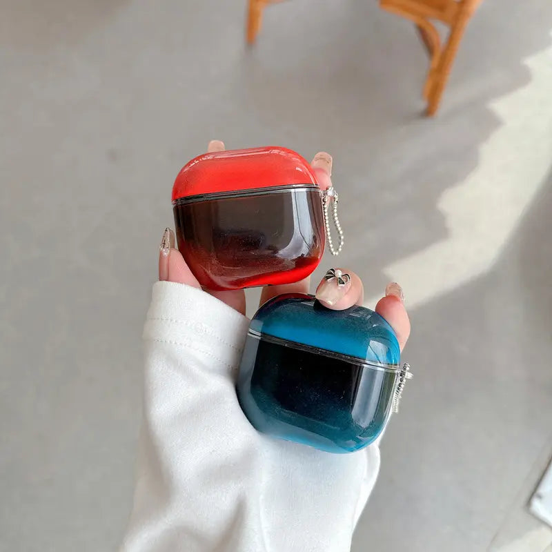 Earbuds Cover Compatible with AirPods 1/2/3, Glow-in-The-Dark Quicksand Earbud Case for AirPods 4 & Pro Series