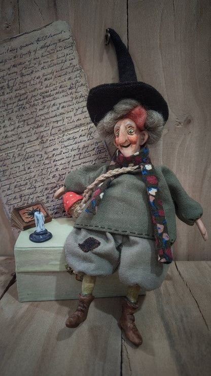 🔥Last Week Promotion 49% OFF 💞🧙Handmade Lucky Kitchen Witch: Your Cozy Kitchen Guardian ✨