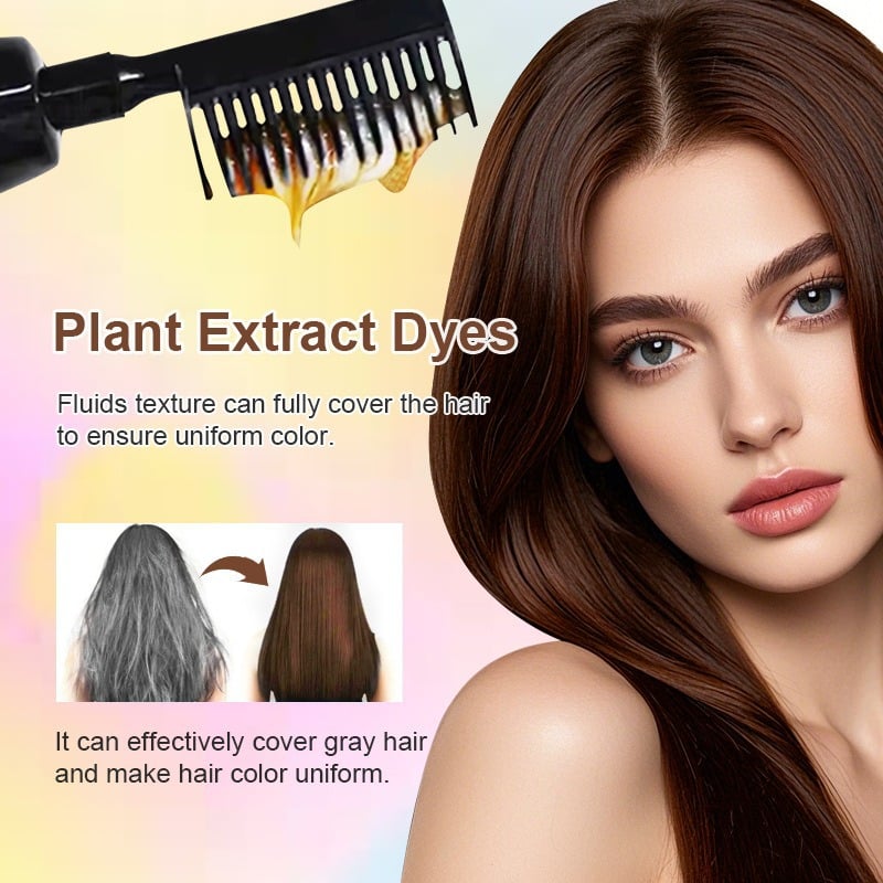 Classic Instant Hair Dye Shampoo | 3-in-1 Hair Color, Long-Lasting, Easy Home Use