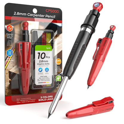 ✍️7-In-1  Carpenter Pencils with Sharpener