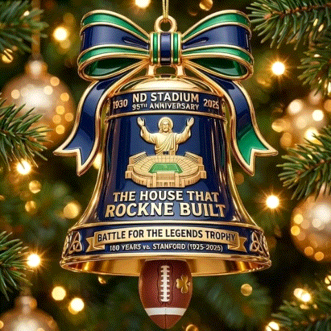 ☘️ 【Go Irish!】ND Stadium 95th & Stanford Rivalry 100th Anniversary Bell 🔔