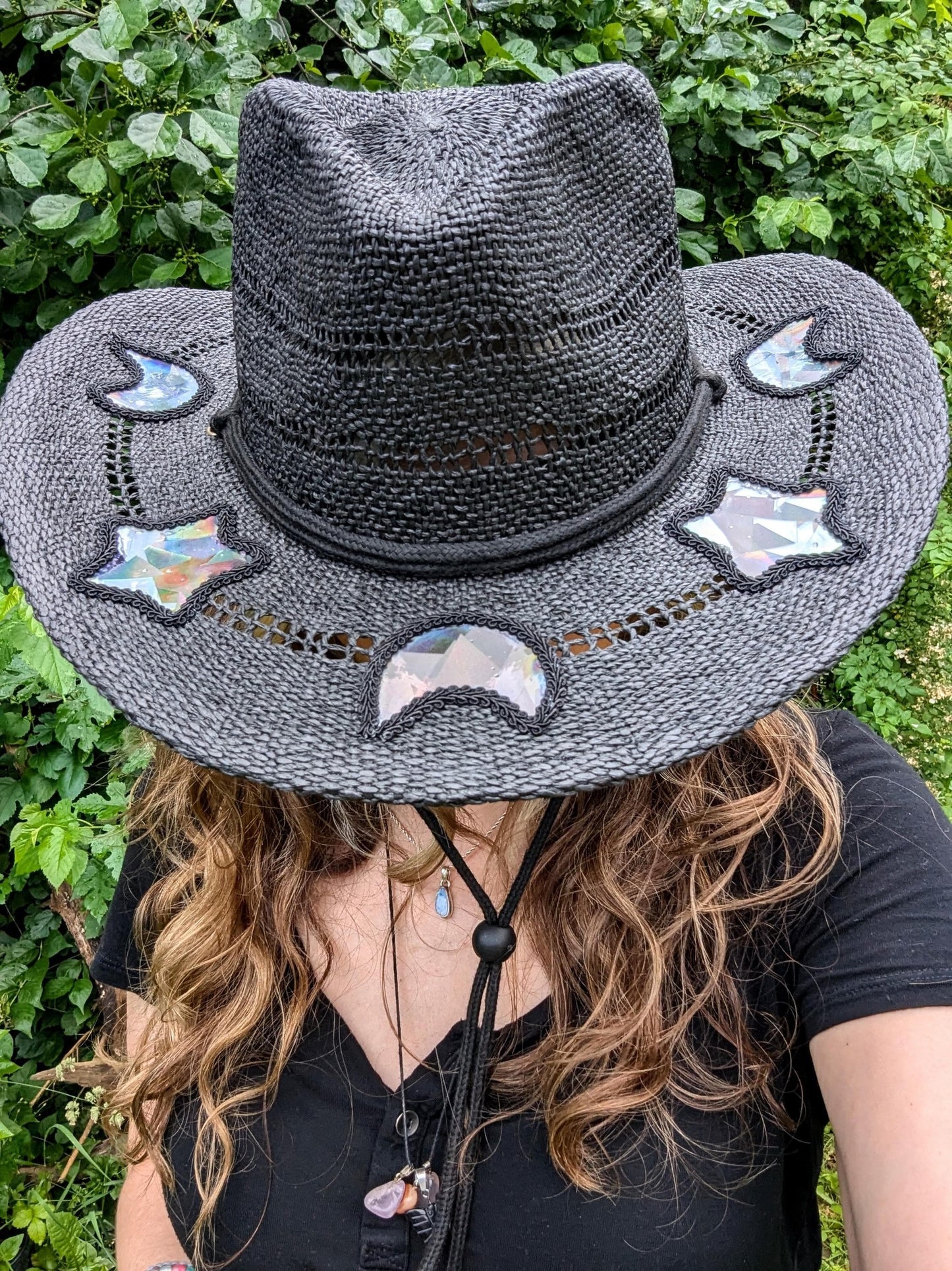 Last Day 50% OFF🔥Suncatcher Cowgirl Straw Prism Hat
