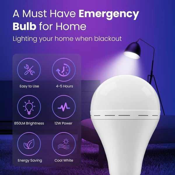 Bombillas de emergencia recargables