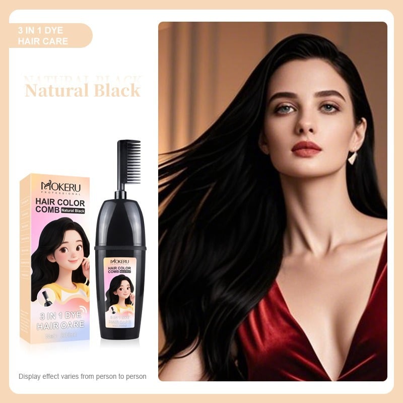Classic Instant Hair Dye Shampoo | 3-in-1 Hair Color, Long-Lasting, Easy Home Use
