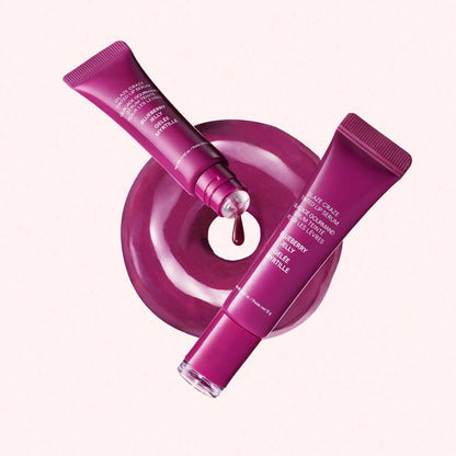 Glaze Craze Tinted Lip Serum, Hydrating & Moisturizing Lip Tint, Korean Lip Care, Infused with Polypeptide